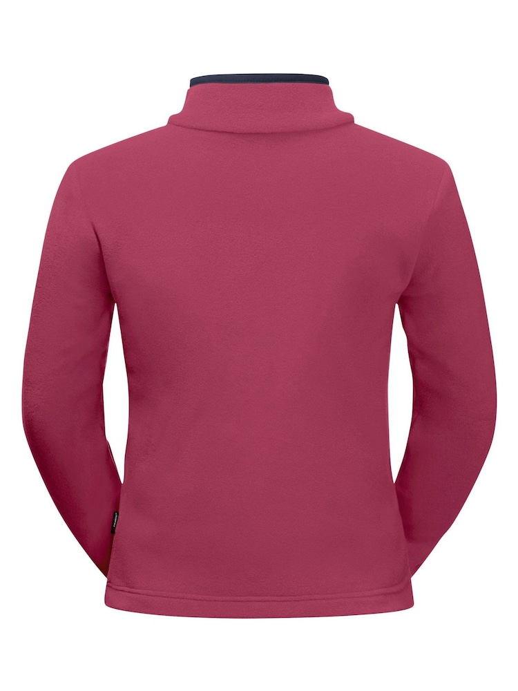 Jack Wolfskin Purple Taunus Half Zip Fleece - Image 2 of 2