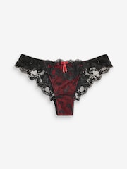 Pour Moi Red/Pink Brazilian Amour Knickers - Image 5 of 5
