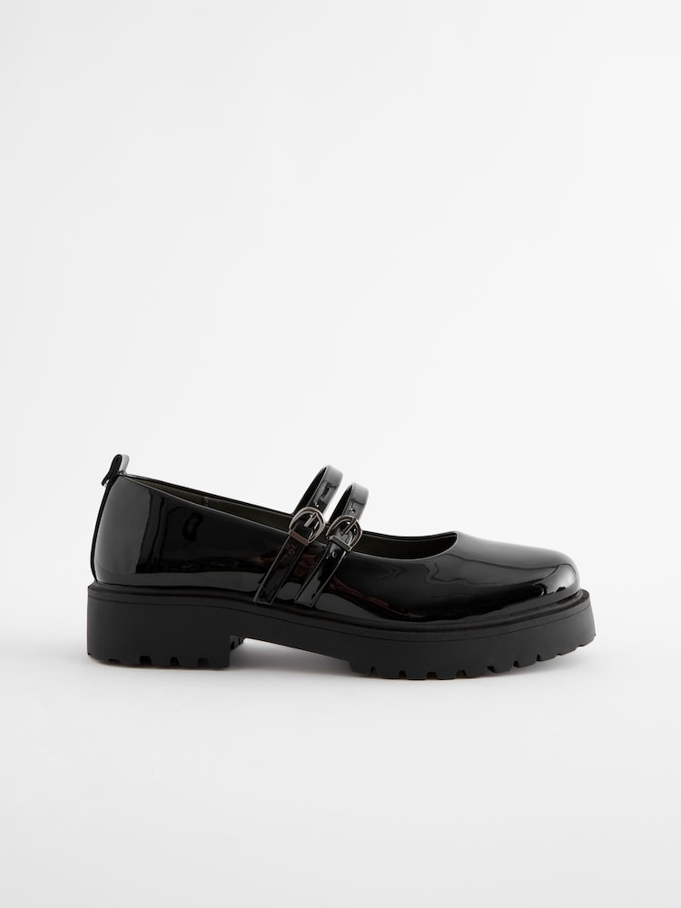Noir - Chaussures Forever Comfort® épaisses Mary Jane - Image 3 of 8