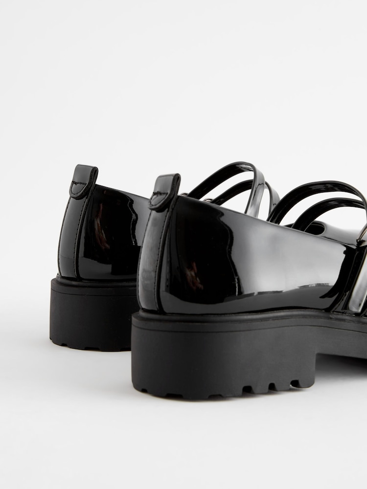 Black Forever Comfort® Chunky Mary Jane Shoes - Image 8 of 8