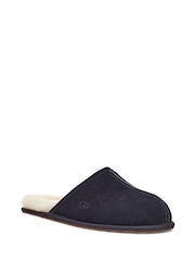 UGG Blue Faux Fur Lined Scuff Slippers - Image 1 of 5