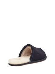 UGG Blue Faux Fur Lined Scuff Slippers - Image 3 of 5