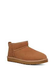 UGG Brown Ultra Mini Classic Boots - Image 1 of 4