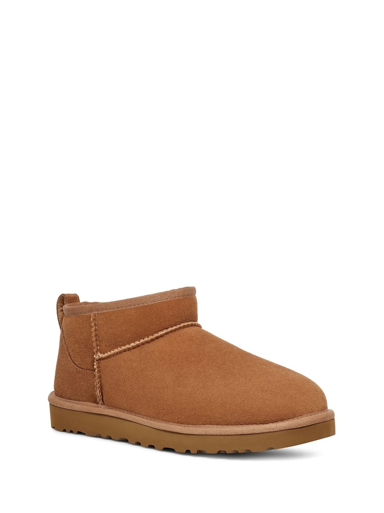 UGG Brown Ultra Mini Classic Boots - Image 1 of 4