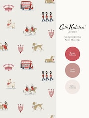 Cath Kidston Cream Queenie's London 10M Wallpaper - Image 4 of 4