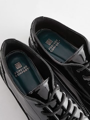 Black Patent Standard/Wide Fit Forever Comfort® Brogue Lace Up Chunky Sole Shoes - Image 6 of 9