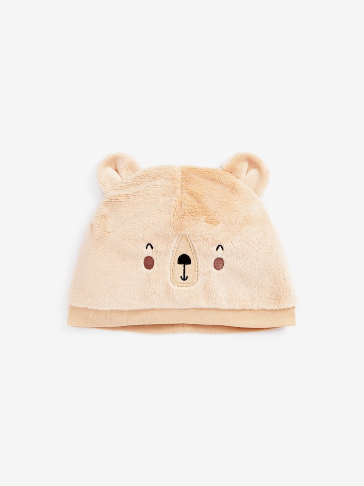 Neutral - Björn fuskpäls Mössa Baby Hattar (0månader-2år) - Bild 1 av 2 Neutral - Björn fuskpäls Mössa Baby Hattar (0månader-2år) - Bild 1 av 2