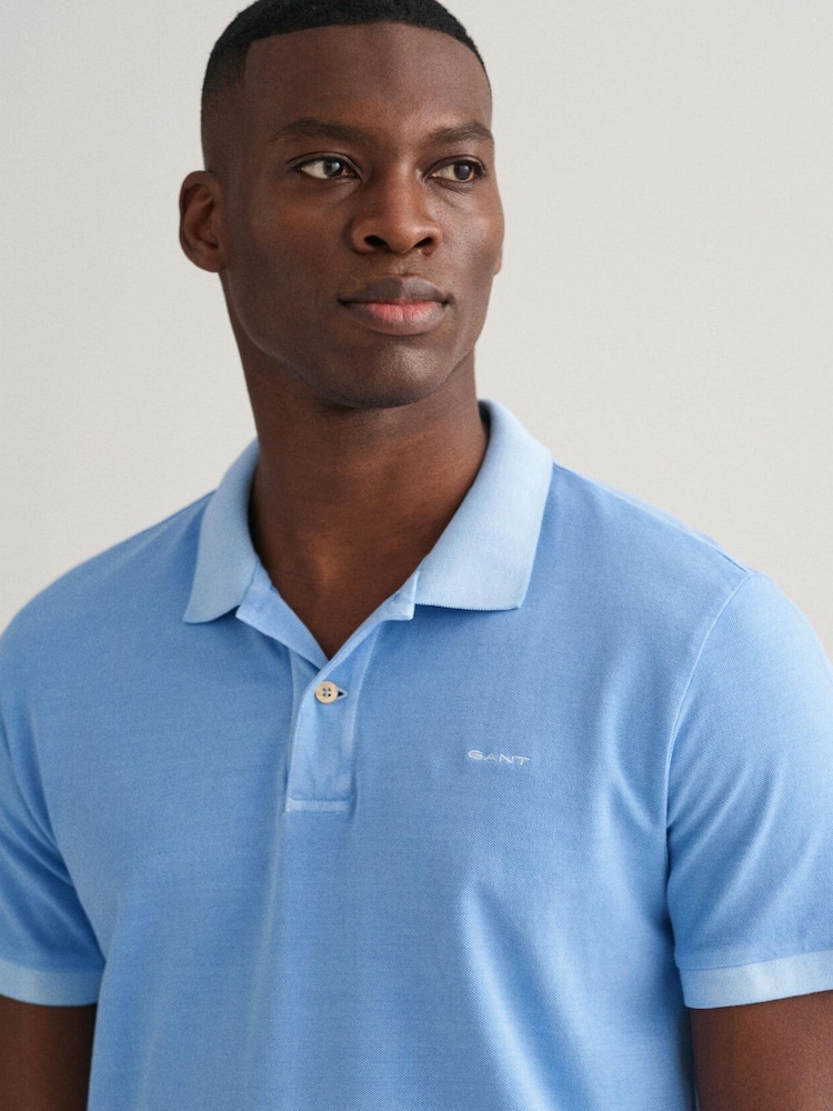 GANT Sunfaded Logo Polo Shirt - Image 4 of 4