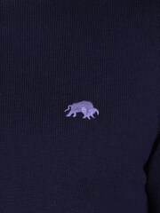Raging Bull Blue Classic Crew Neck Knit - Image 6 of 6