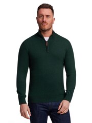 Raging Bull Klassisches Sweatshirt mit kurzem Reißverschluss - Bild 2 von 7