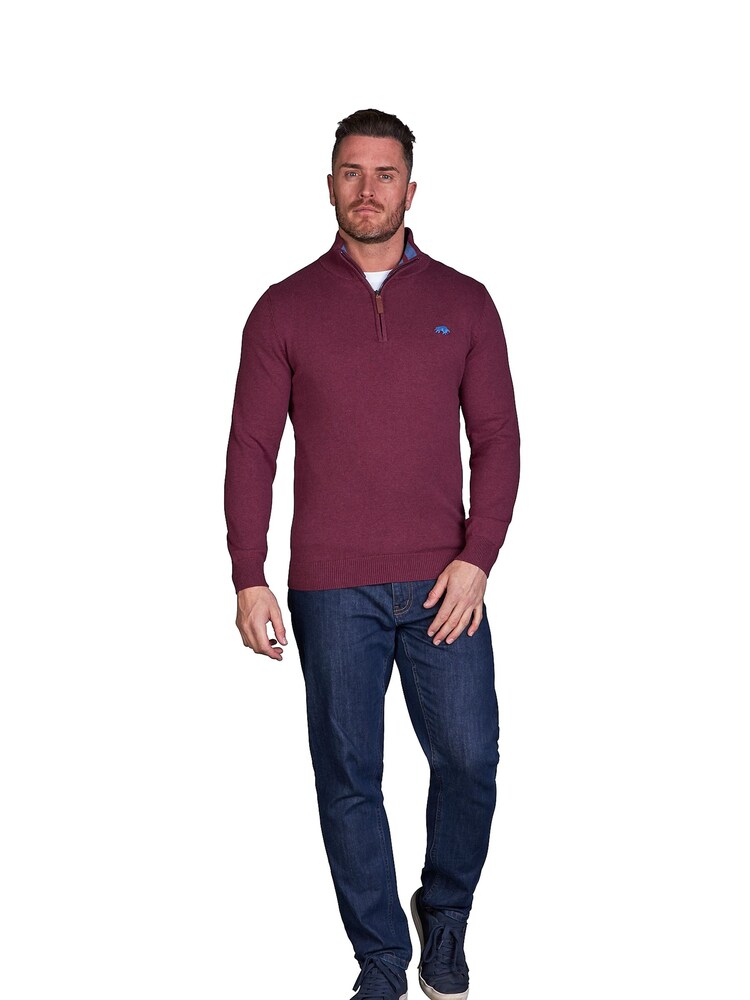 Raging Bull Classic Quarter Zip Sweat Top - Image 2 of 6