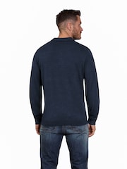 Raging Bull Long Sleeve Knitted Polo - Image 2 of 5