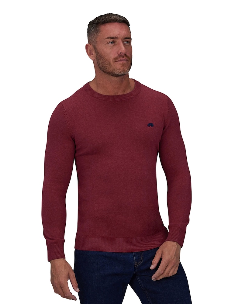 Raging Bull Blue Classic Crew Neck Knit - Image 1 of 5