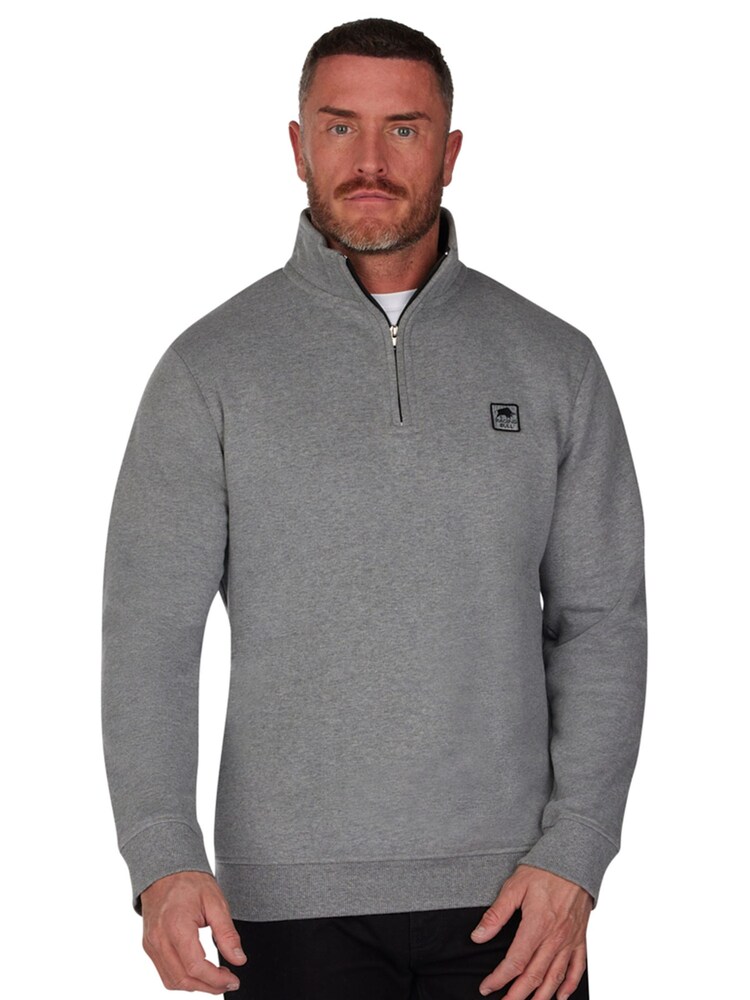 Raging Bull 100% Cotton Classic Quarter Zip Jumper - Image 1 of 7