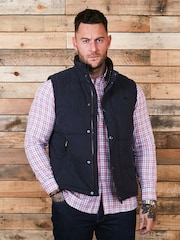 Raging Bull Blue Classic Padded Gilet - Image 1 of 10