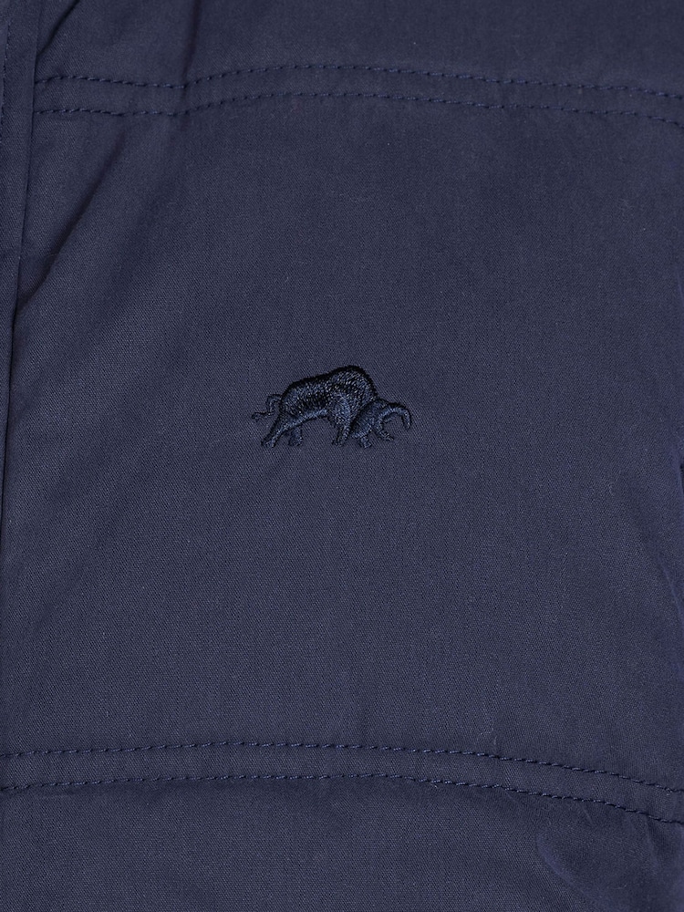 Raging Bull Blue Classic Padded Gilet - Image 10 of 10