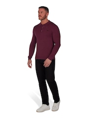 Raging Bull Long Sleeve Knitted Polo - Image 3 of 6