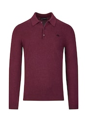 Raging Bull Long Sleeve Knitted Polo - Image 5 of 6
