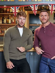 Raging Bull Long Sleeve Knitted Polo - Image 6 of 6