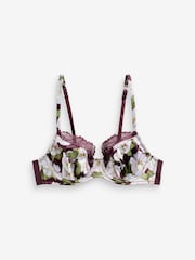 B by Ted Baker Satin Non Pad Underwired Plunge Bra - Image 7 of 8