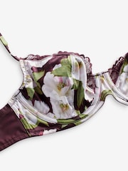 B by Ted Baker Satin Non Pad Underwired Plunge Bra - Image 8 of 8