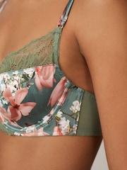 B by Ted Baker Green Floral Plunge Bra - Image 6 of 7