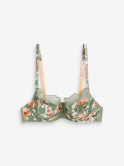 B by Ted Baker Green Floral Plunge Bra - Image 7 of 7