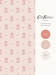 Cath Kidston Pink Spitalfield Bunches 10M Wallpaper - Image 4 of 4