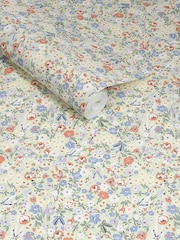 Cath Kidston Sage Harmony Ditsy 10M Wallpaper - Image 3 of 4