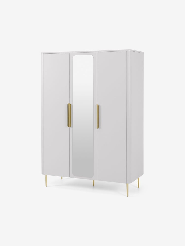 MADE.COM Grey Ebro Triple Wardrobe - Image 1 of 7