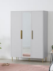 MADE.COM Grey Ebro Triple Wardrobe - Image 2 of 7