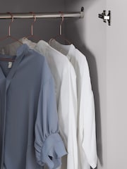 MADE.COM Grey Ebro Triple Wardrobe - Image 3 of 7