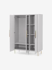 MADE.COM Grey Ebro Triple Wardrobe - Image 4 of 7