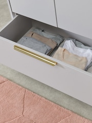 MADE.COM Grey Ebro Double Wardrobe - Image 6 of 8