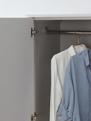 MADE.COM Grey Ebro Double Wardrobe - Image 7 of 8