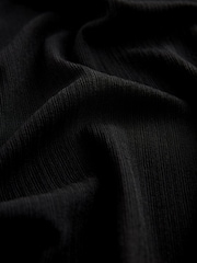 Black Long Sleeve Textured Top - Image 7 of 7