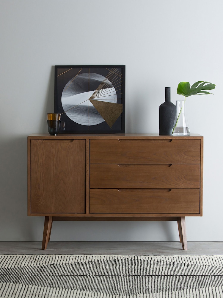 MADE.COM Dark Oak Jenson Compact Sideboard - Image 2 of 8