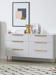 MADE.COM Grey Ebro 6 Drawer Chest of Drawers - Image 5 of 6