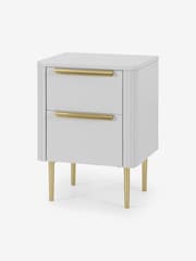 MADE.COM Grey Ebro Bedside Table - Image 1 of 6