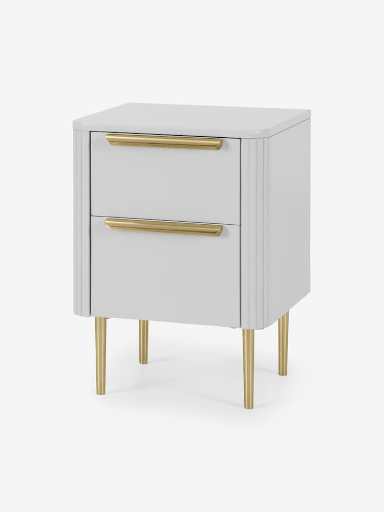 MADE.COM Grey Ebro Bedside Table - Image 1 of 6