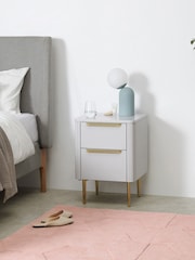 MADE.COM Grey Ebro Bedside Table - Image 5 of 6