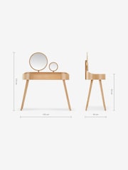MADE.COM Oak Odie Console Dressing Table - Image 3 of 3