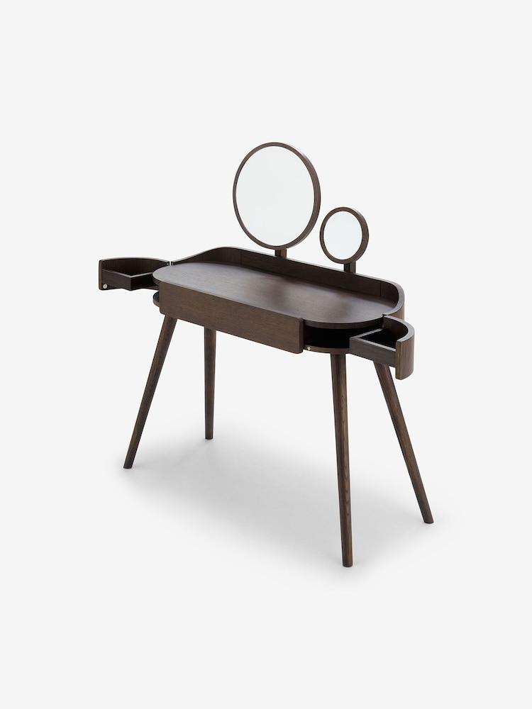 MADE.COM Dark Stain Oak Odie Console Dressing Table - Image 2 of 3