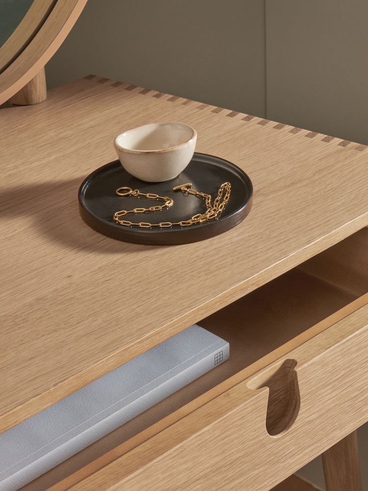 MADE.COM Oak Penn Console Dressing Table - Image 2 of 5
