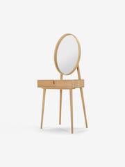MADE.COM Oak Penn Console Dressing Table - Image 3 of 5