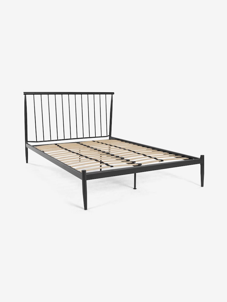 MADE.COM Black Penn Metal Bed Frame - Image 2 of 4