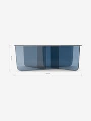 MADE.COM Blue Glass Oki Coffee Table - Image 4 of 4