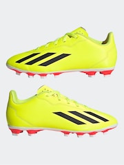 adidas Yellow Football X Crazyfast Club Flexible Ground Kids Boots - Image 5 of 10