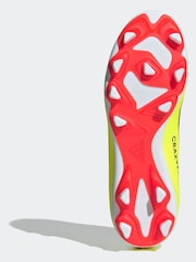 adidas Yellow Football X Crazyfast Club Flexible Ground Kids Boots - Image 8 of 10