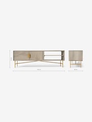 MADE.COM Grey Haines TV Unit - Image 3 of 3